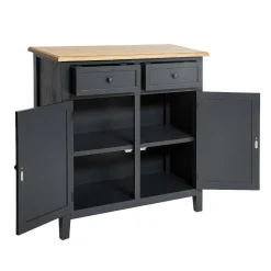 Buffet 2 Tiroirs 2 Portes Hiver Damian D.80X34.5X85Cm