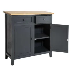 Buffet 2 Tiroirs 2 Portes Hiver Damian D.80X34.5X85Cm