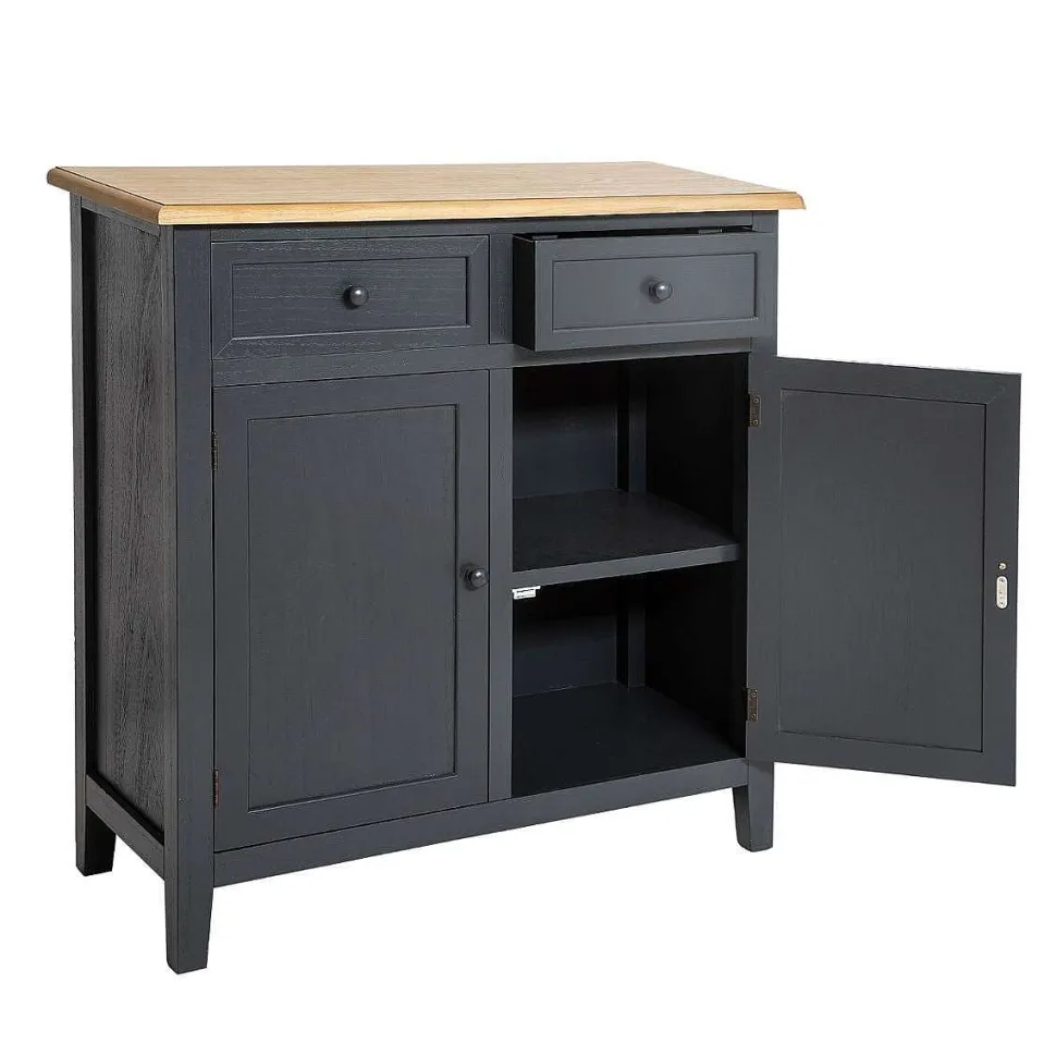 Buffet 2 Tiroirs 2 Portes Hiver Damian D.80X34.5X85Cm