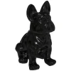 Atmosphera Bulldog Noir H.22Cm