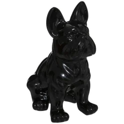 Atmosphera Bulldog Noir H.22Cm