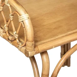 Bureau Rotin D.62X43X69Cm