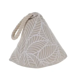 maxibazar Butee De Porte Pyramide Imprimee Jungle Blanc