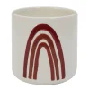 maxibazar Cache Pot Arc En Ciel Terracotta H.14Cm