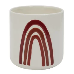 maxibazar Cache Pot Arc En Ciel Terracotta H.14Cm