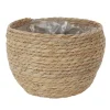 maxibazar Cache Pot Fibre Vegetale 22X17Cm