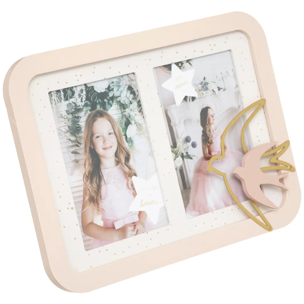 Atmosphera Cadre 2 Photos Oiseau Dore