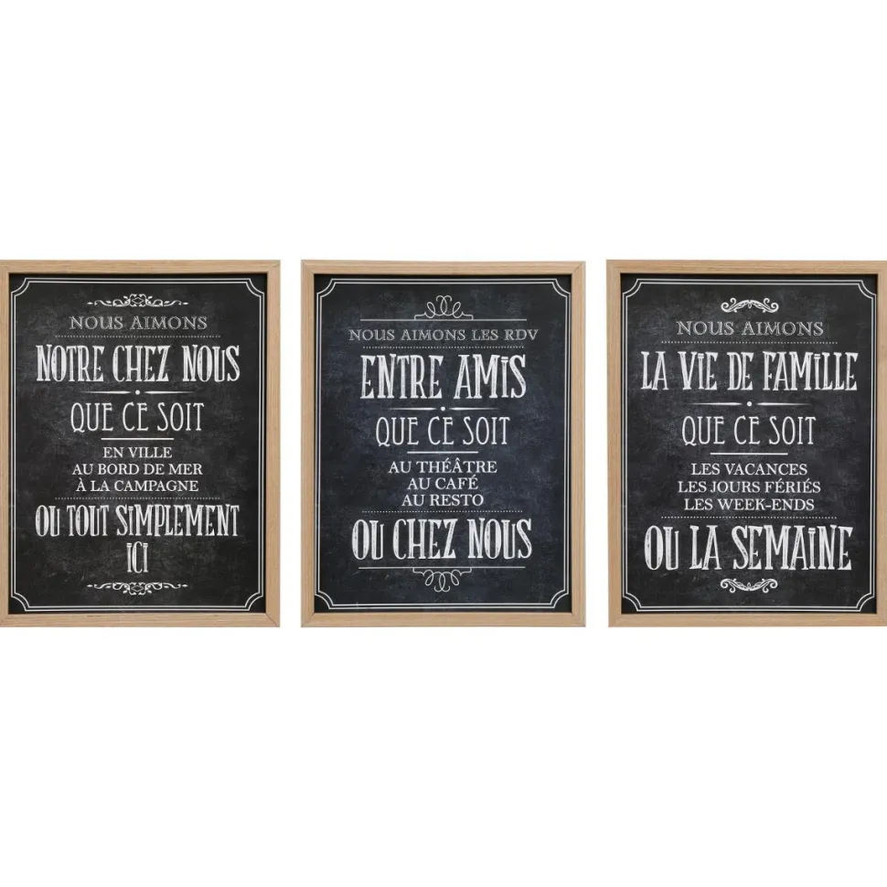 Atmosphera Cadre Deco Bistrot 24.5X31.5Cm