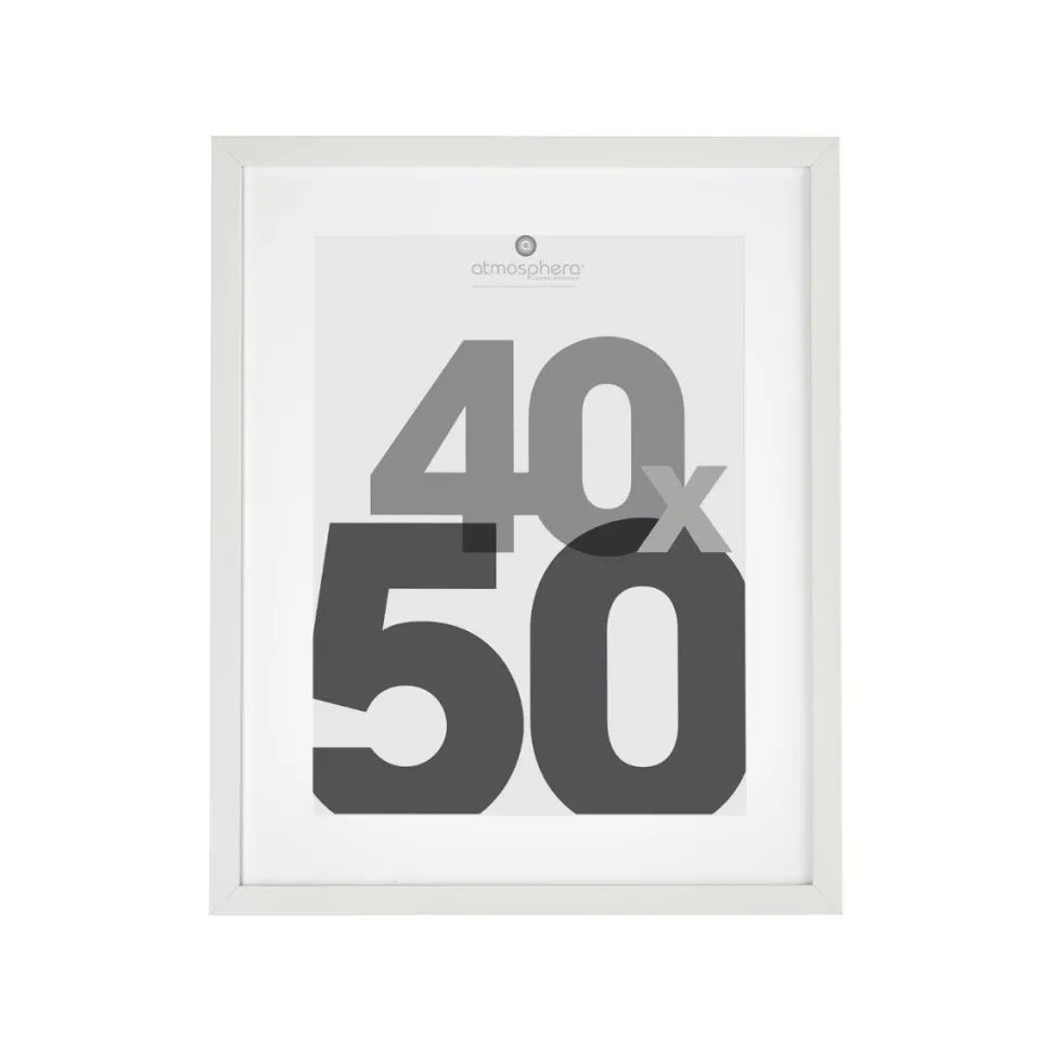 Atmosphera Cadre Photo Blanc Eva 40X50Cm