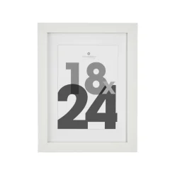 Atmosphera Cadre Photo Blanc Eva 18X24Cm
