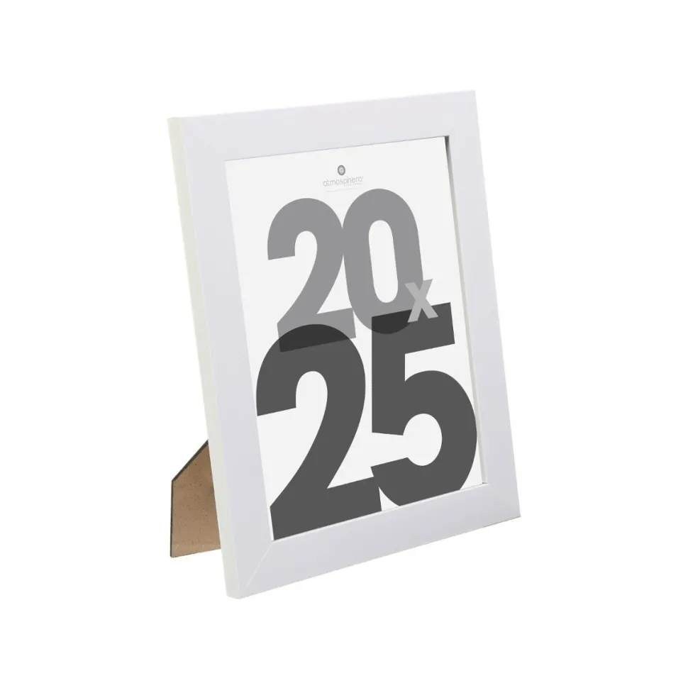 Atmosphera Cadre Photo Blanc Lise 20X25Cm
