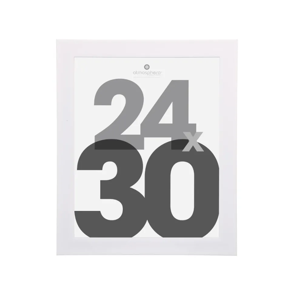 Atmosphera Cadre Photo Blanc Lise 24X30Cm