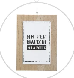Atmosphera Cadre Photo Metal Et Bois 10X15Cm