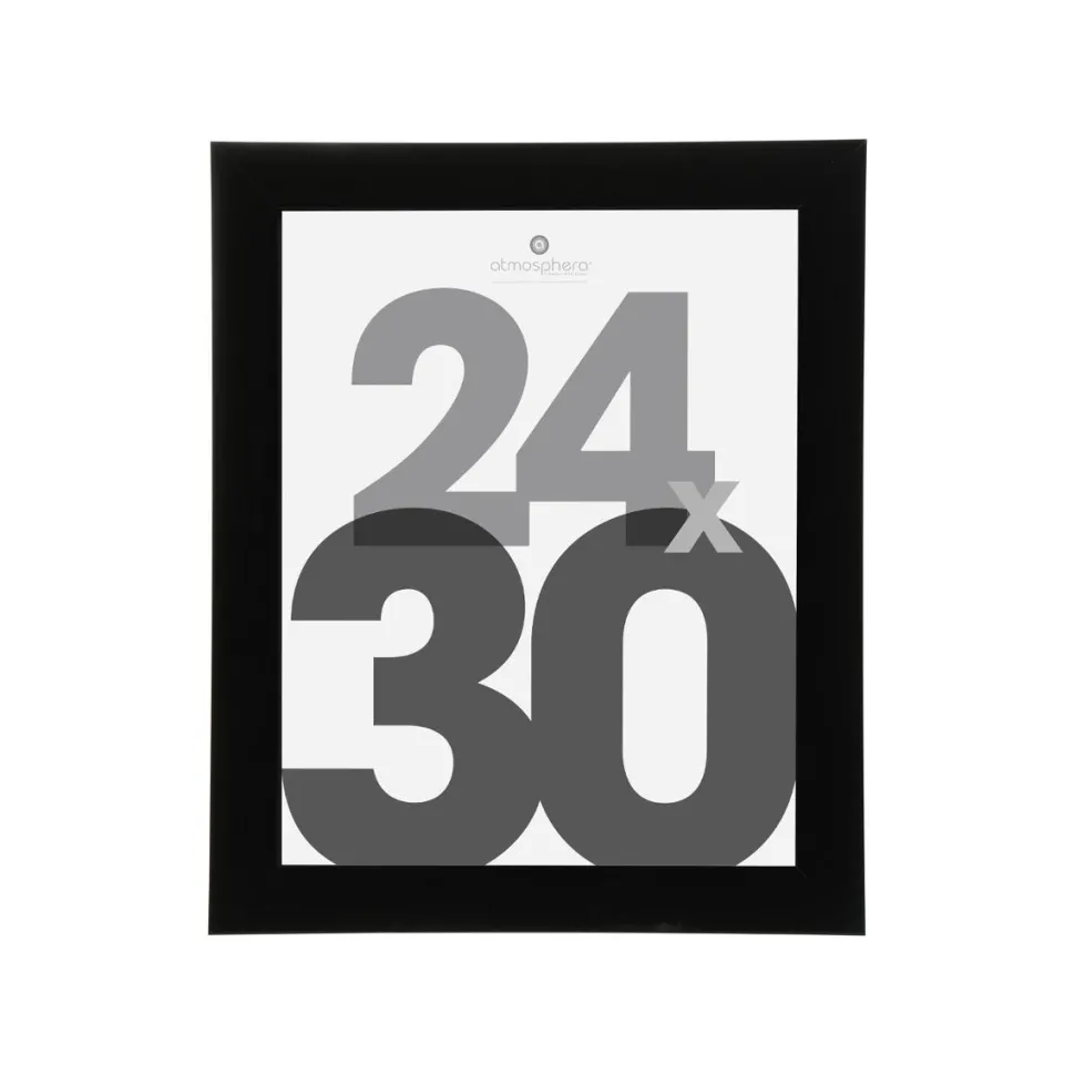 Atmosphera Cadre Photo Noir Lise 24X30Cm