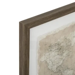 maxibazar Cadre Verre Monde Tery D.60X40Cm