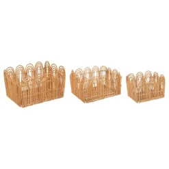maxibazar Caisse Cagette Lour Naturel D.37.5X29X21Cm