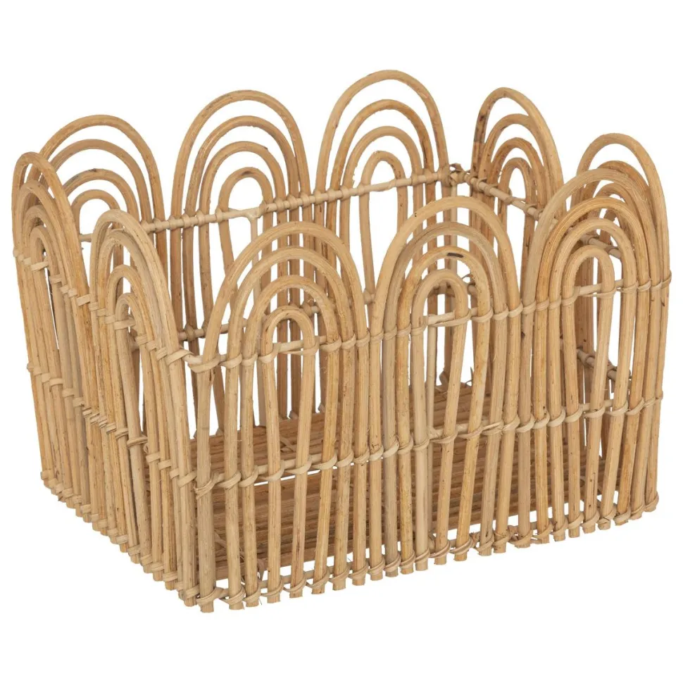 maxibazar Caisse Cagette Lour Naturel D.31X24X19 Cm