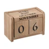 Atmosphera Calendrier Bois Colonial