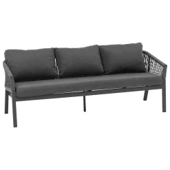 Canapé Oriengo Anthracite Graphite 3 Places