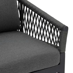 Canapé Oriengo Anthracite Graphite 3 Places