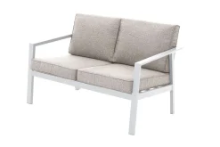 Canapé Pavane Blanc 2 Places