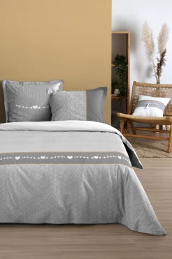 maxibazar Candice Housse Couette 260X240Cm 2 Taies Oreiller 63X63Cm