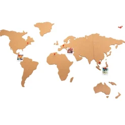 Atmosphera Carte Monde Liege 102X50Cm