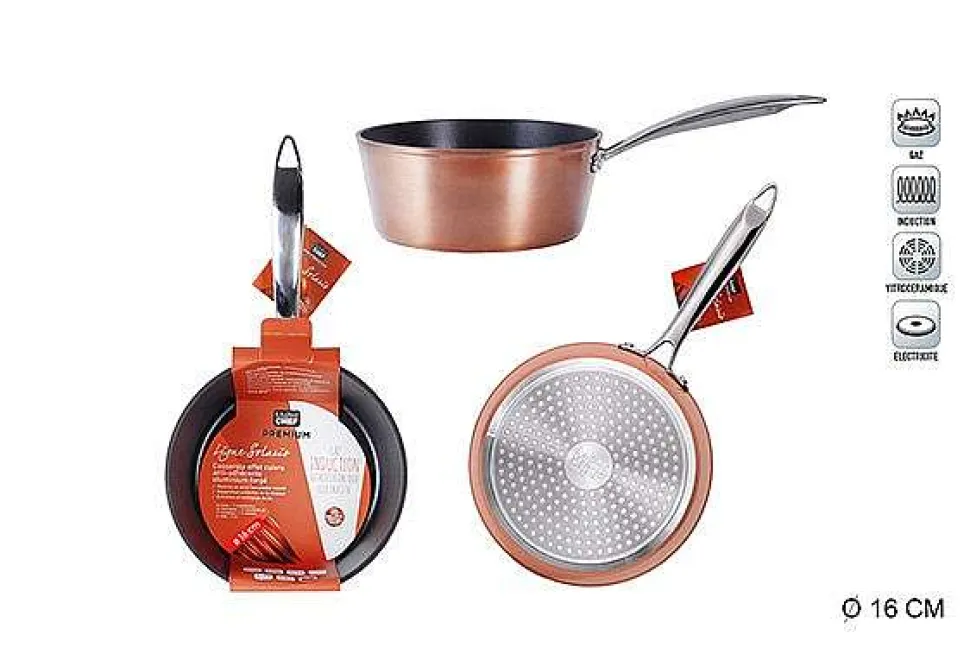 Casserole Alu Forge 16Cm Cuivre