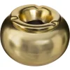 Atmosphera Cendrier Ceramique Or D.12.5X8Cm