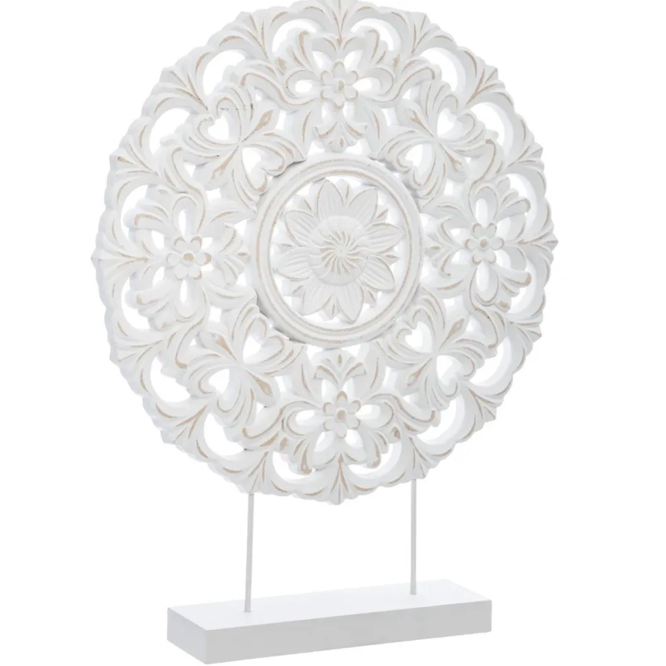 Atmosphera Cercle Deco Sculpte Blanc H.48Cm