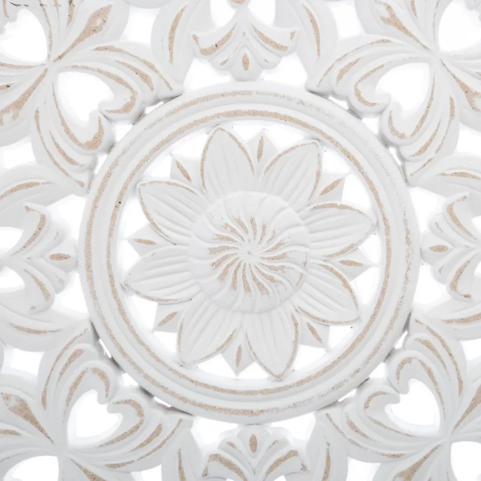 Atmosphera Cercle Deco Sculpte Blanc H.48Cm