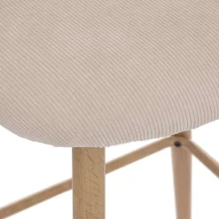 Chaise Bar Imitation Chene Celeste Lin