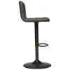 Chaise De Bar Ajustable Delek Gris Vintage