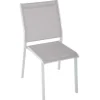 Chaise Essentia Empilable Galet Blanc