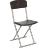 Chaise Pliante Pvc Marron