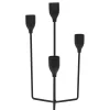 maxibazar Chandelier 4 Branches Noir