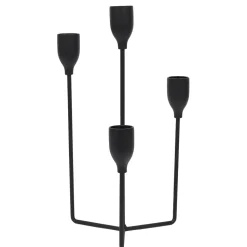 maxibazar Chandelier 4 Branches Noir