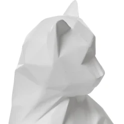 maxibazar Chat Resine Origami Delia H.20Cm