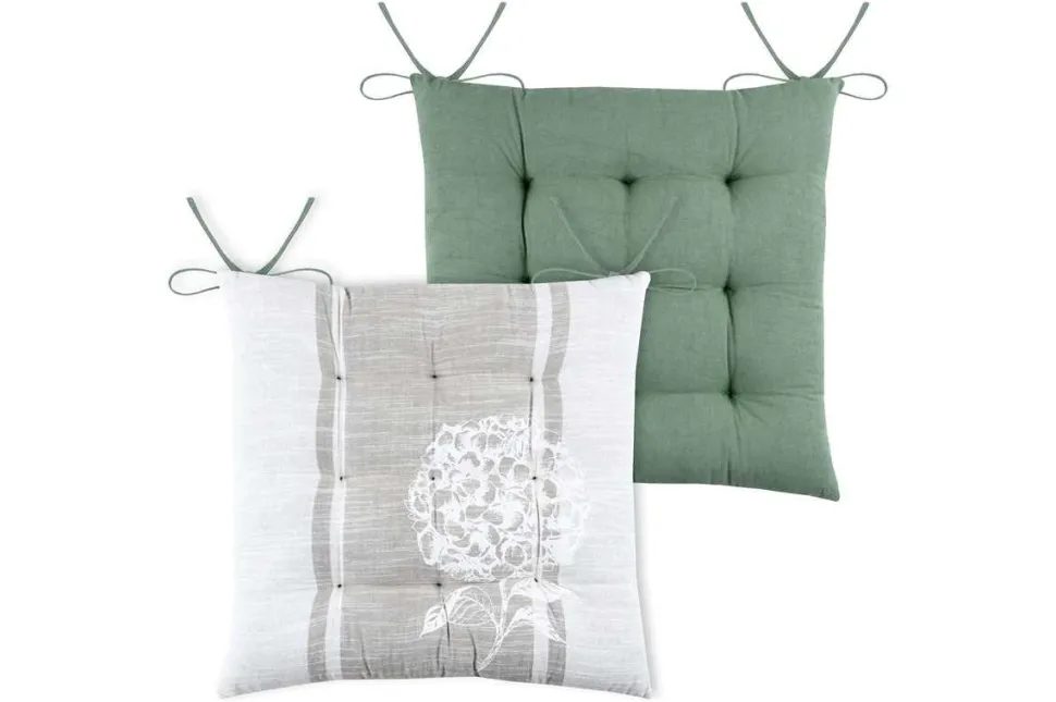 maxibazar Chaumont Galette De Chaise 40X40Cm Ecru