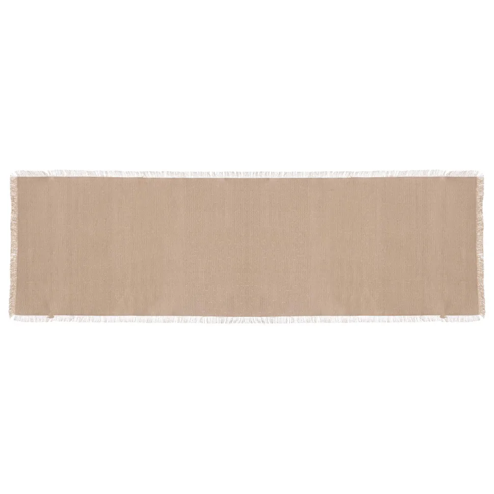 maxibazar Chemin De Table Maha Beige 38X140Cm