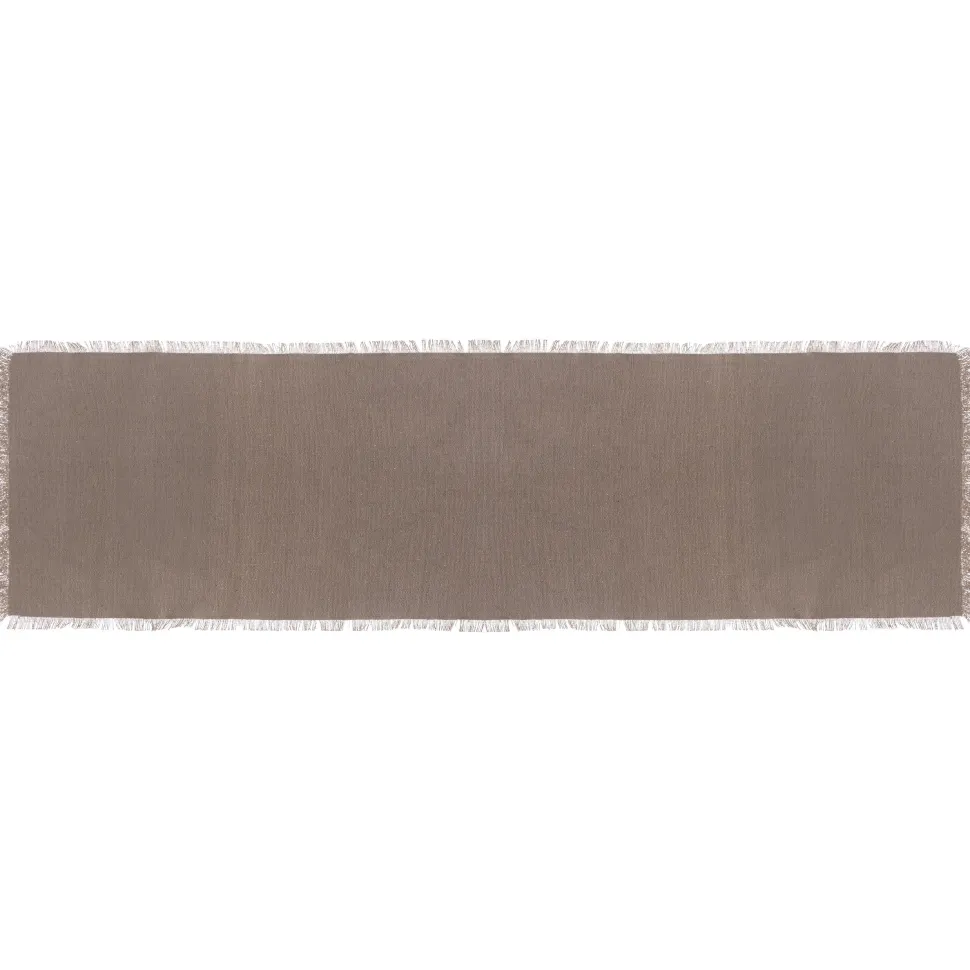 maxibazar Chemin De Table Maha Gris 38X140Cm