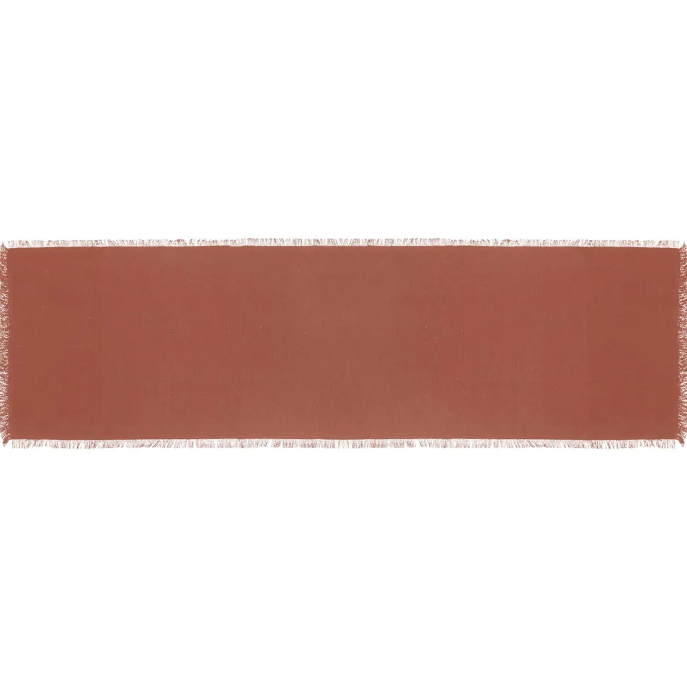 maxibazar Chemin De Table Maha Terracotta 38X140Cm