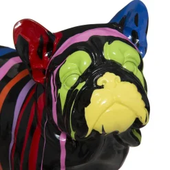 Atmosphera Chien Resine Trash D.34X18X26 Noir