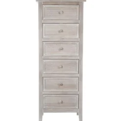Chiffonnier 6 Tiroirs Naturel Charme