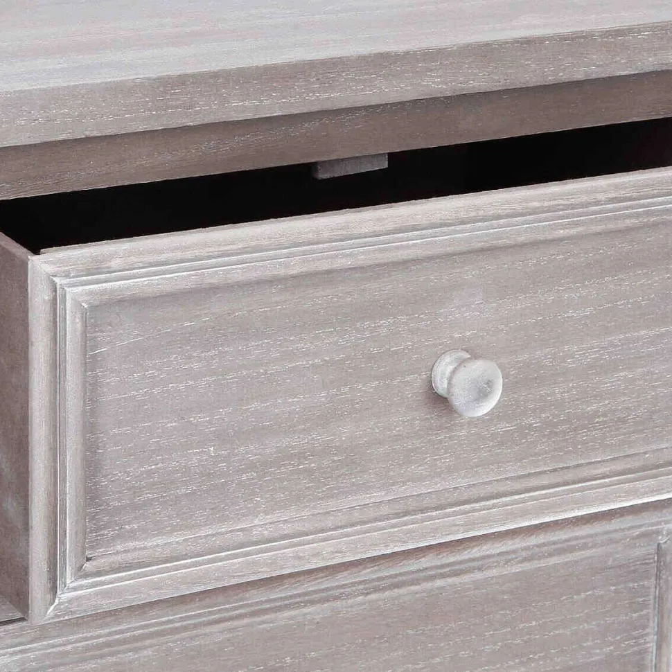 Chiffonnier 6 Tiroirs Naturel Charme