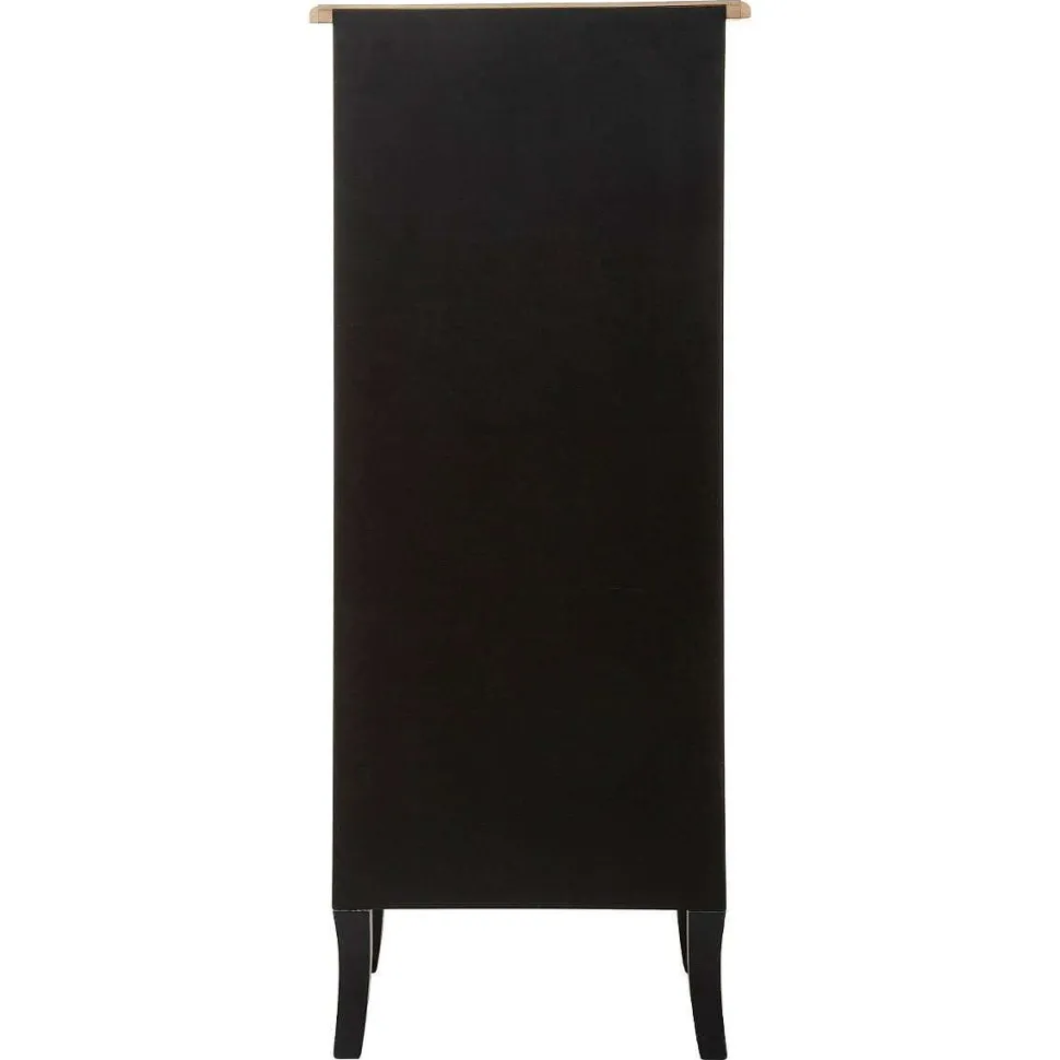 Chiffonnier 5 Tiroirs Noir Chrysa