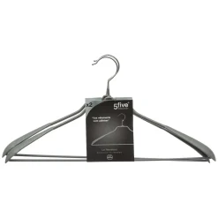 Cintre Metal Veste Gris X2 Pièces
