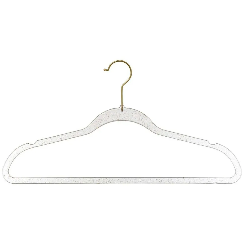 Cintre Plastique Paillettes X8