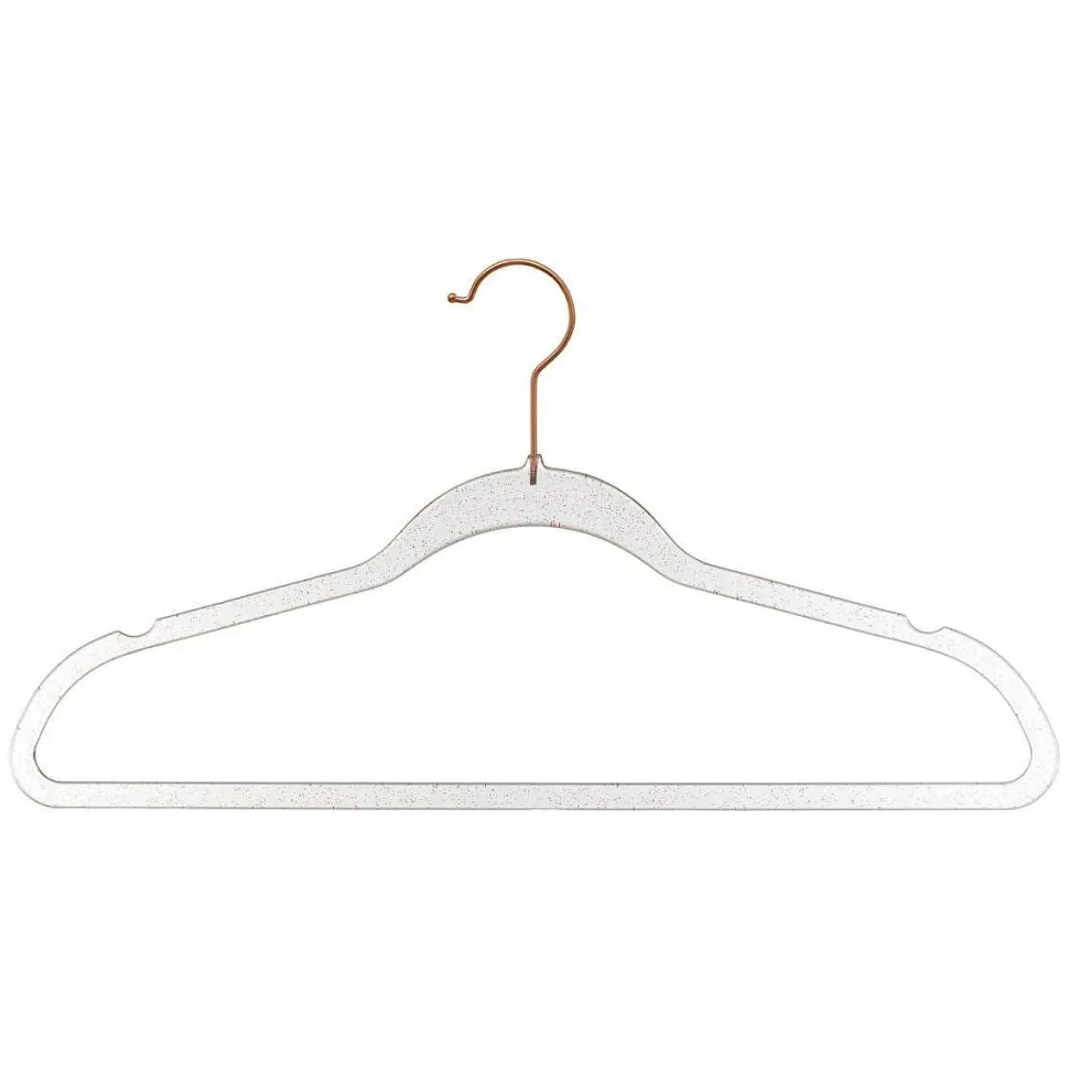 Cintre Plastique Paillettes X8