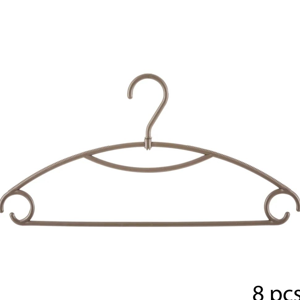 Cintre Plastique Tete Rotative X8 Pièces